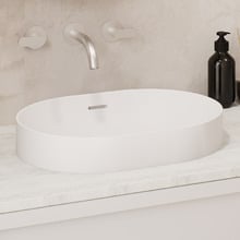 Mono 475mm Pill Semi-Inset Basin with Overflow